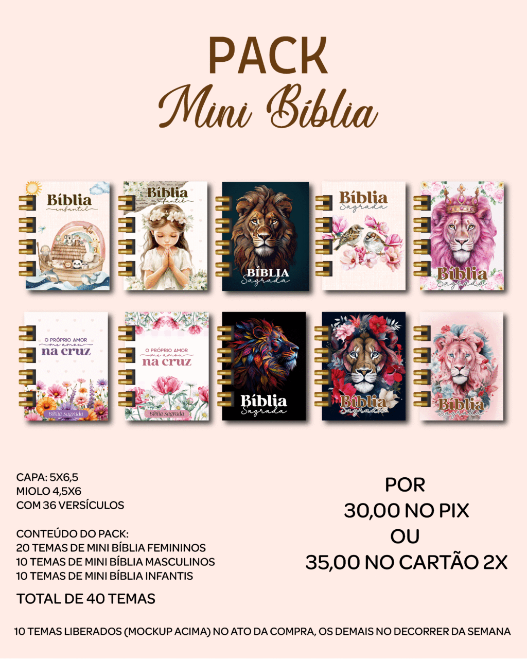 Pack Mini Bíblia - Imagem 1