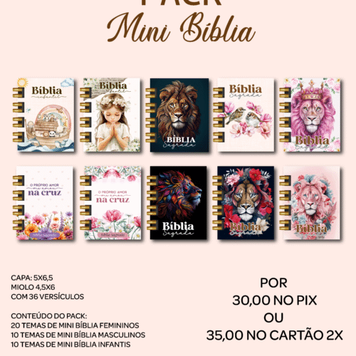 Pack Mini Bíblia