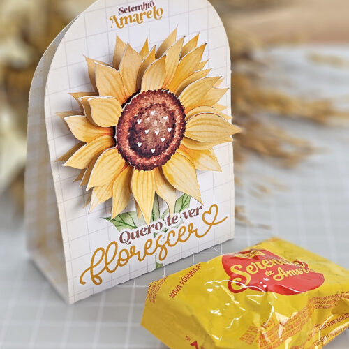Porta bombom - Setembro Amarelo 2025