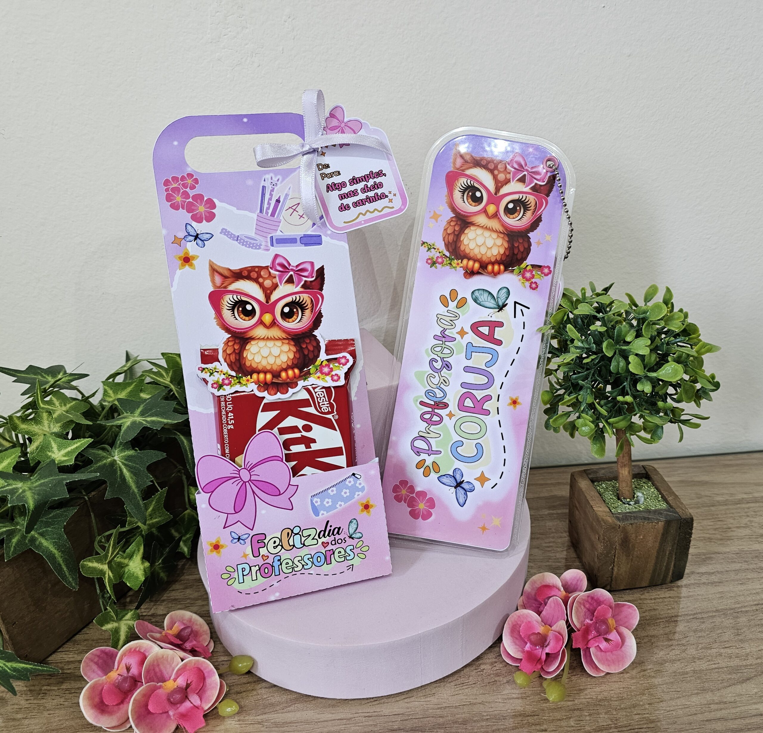 Porta kit kat com marca páginas e calendário 2026 Porta kit kat com marca páginas e calendário 2026 - Imagem 1