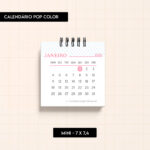 Arquivo digital – Calendário Pop Color 2026 - Imagem 3