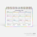 SUPER COMBO de Calendário de mesa para Colorir 2026 | Color.Me - Imagem 2