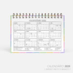 SUPER COMBO de Calendário de mesa para Colorir 2026 | Color.Me - Imagem 18