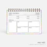 SUPER COMBO de Calendário de mesa para Colorir 2026 | Color.Me - Imagem 16