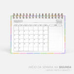 SUPER COMBO de Calendário de mesa para Colorir 2026 | Color.Me - Imagem 15