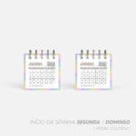 SUPER COMBO de Calendário de mesa para Colorir 2026 | Color.Me - Imagem 3