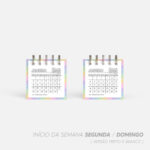 SUPER COMBO de Calendário de mesa para Colorir 2026 | Color.Me - Imagem 4