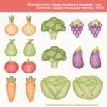 Kit Digital Quitandinha – Cliparts em aquarela - Imagem 3