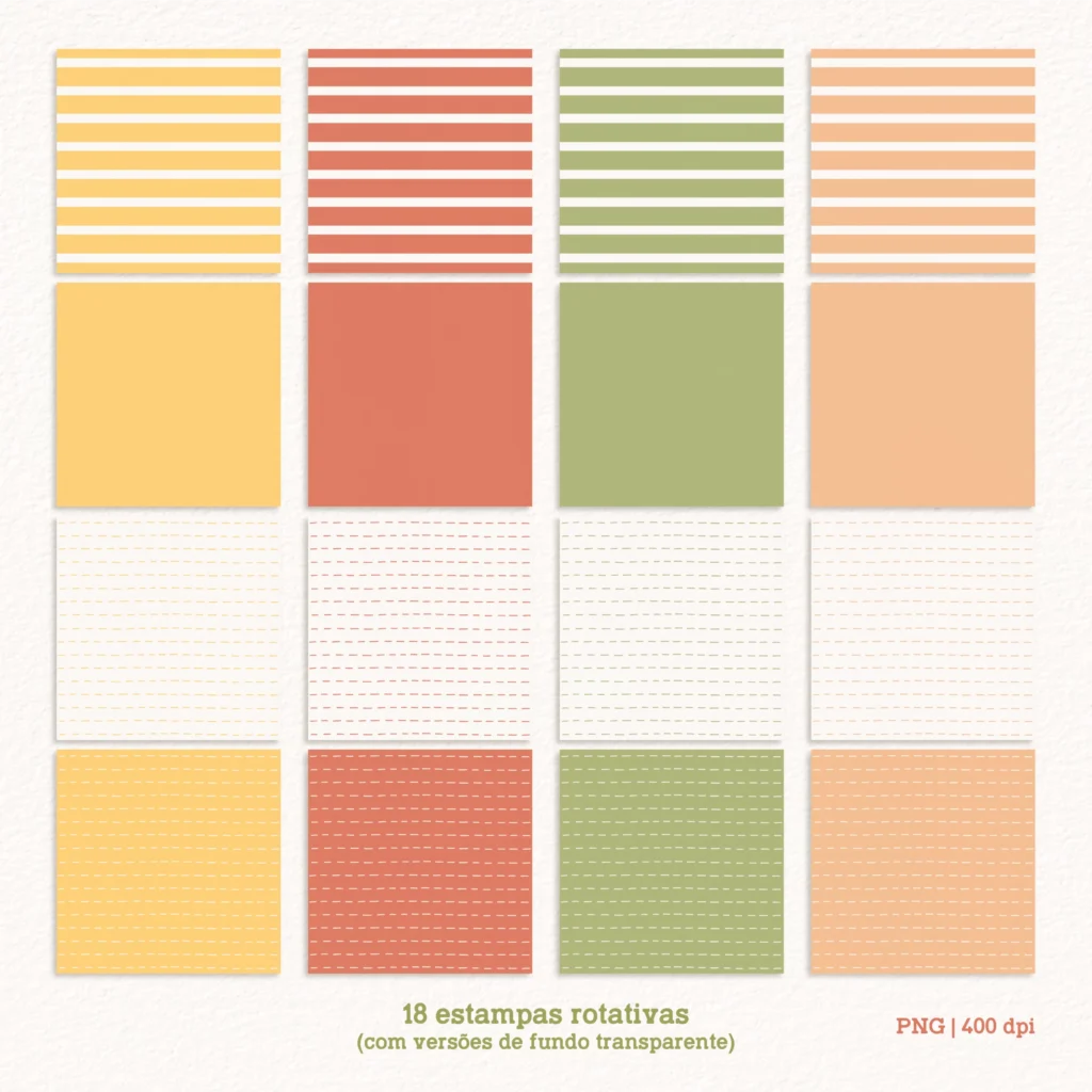 Kit Digital Primeira Volta ao Sol (Boho) – Cliparts em aquarela - Imagem 5