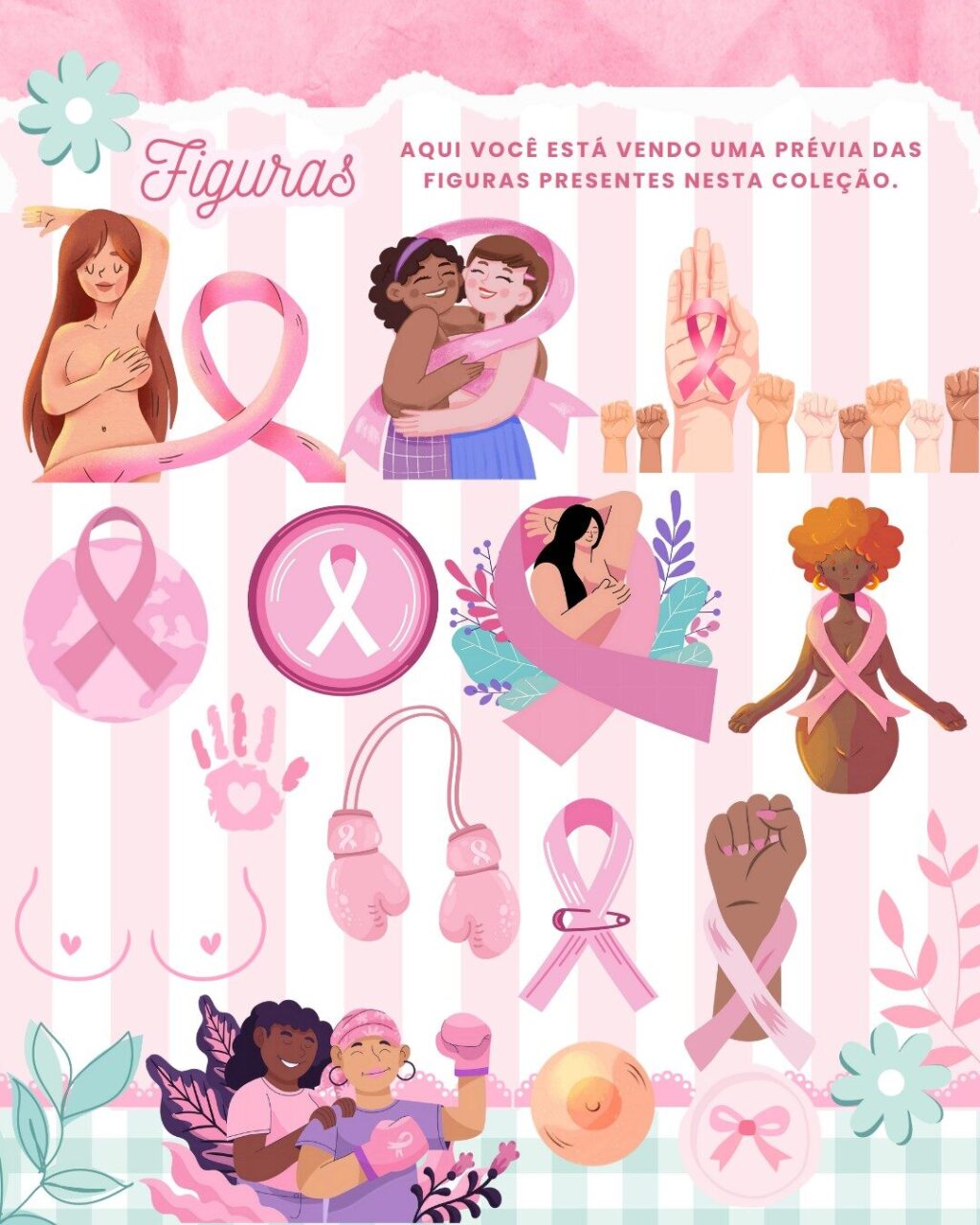 Coleção Digital OUTUBRO ROSA 2025 - Imagem 2