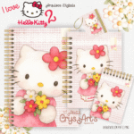 Kit Encadernação Hello Kitty - Imagem 4