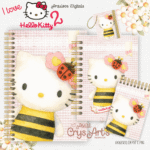 Kit Encadernação Hello Kitty - Imagem 2
