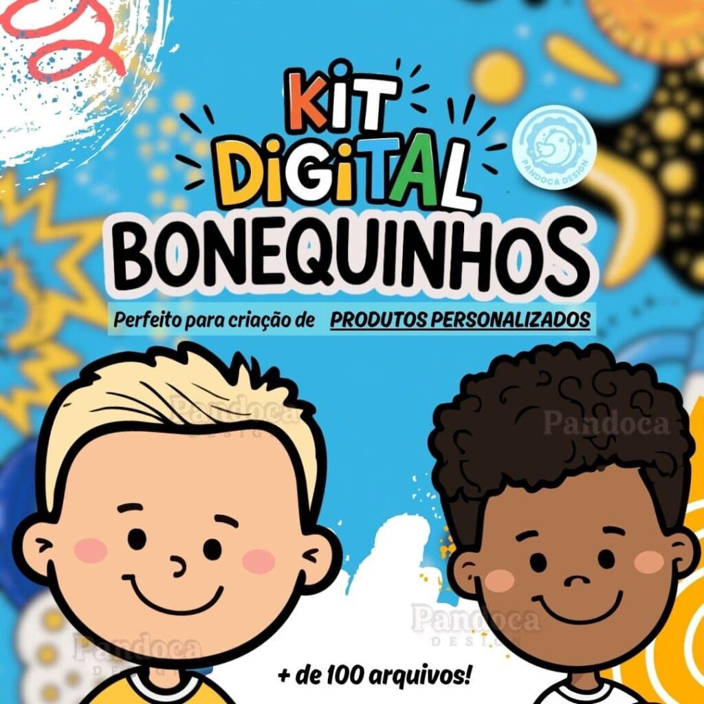 Kit Digital BONEQUINHOS (MENINOS) - Imagem 1