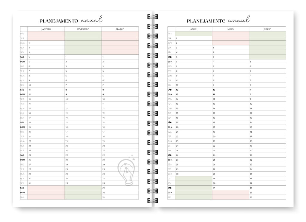 Miolo digital – Planner Professor 2026 - Imagem 7