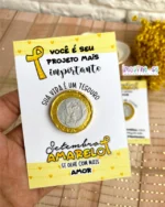 Arquivo digital _ Cartão com MOEDA DE CHOCOLATE _ SETEMBRO AMARELO - Imagem 2