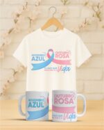 Pacote de Artes Caneca Camisa Out Rosa Nov Azul V4 - Imagem 6