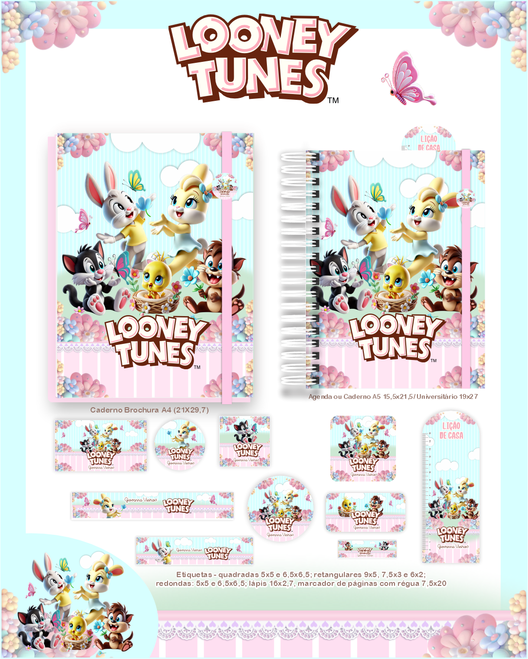 1 Volta as Aulas - LOONEY TUNES BABY - Imagem 1