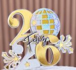 Arquivo de corte 13 Topos de Bolo Ano Novo 2026 - Imagem 2