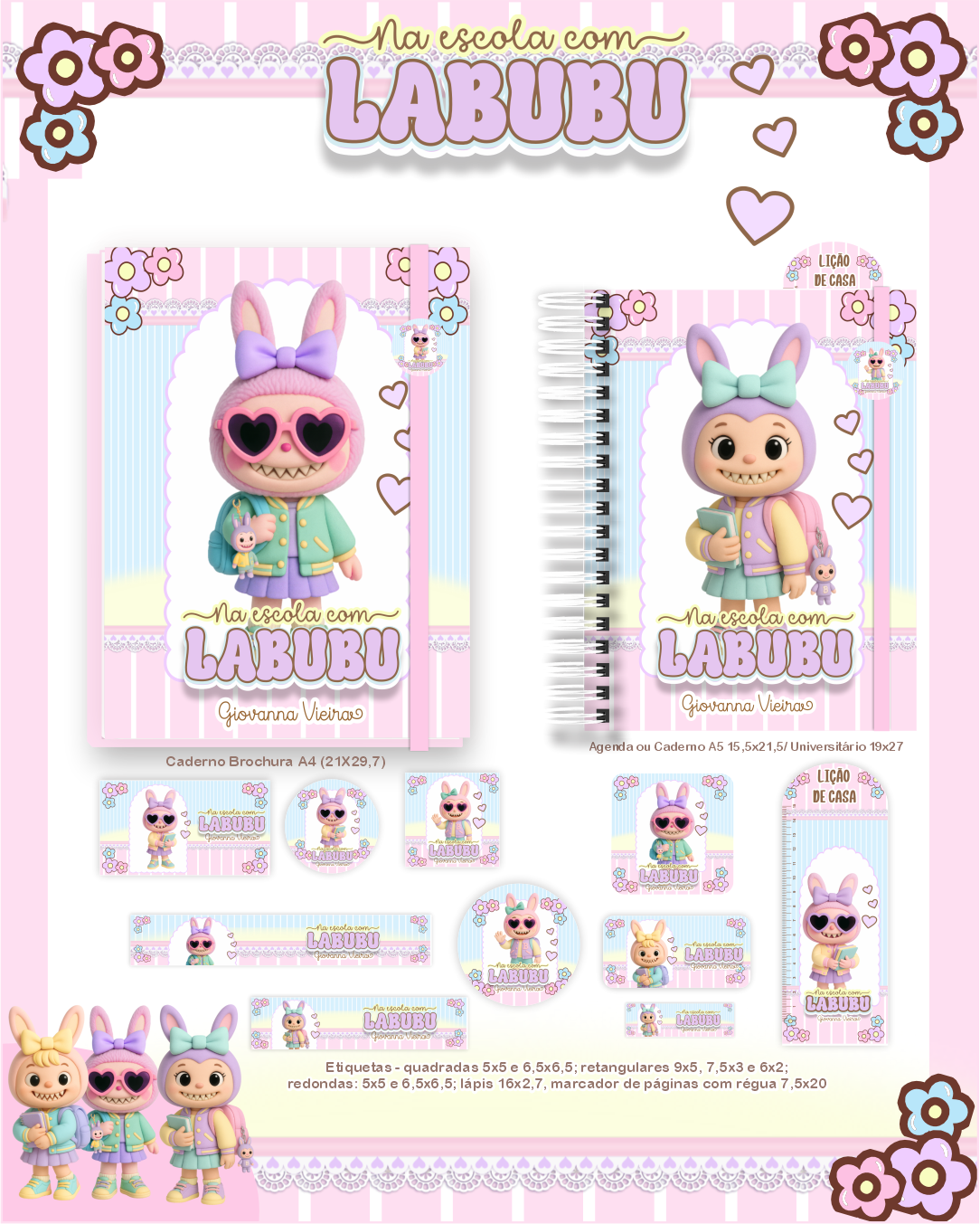 1 Volta as Aulas - LABUBU - Imagem 1