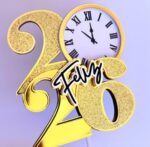 Arquivo de corte 13 Topos de Bolo Ano Novo 2026 - Imagem 13