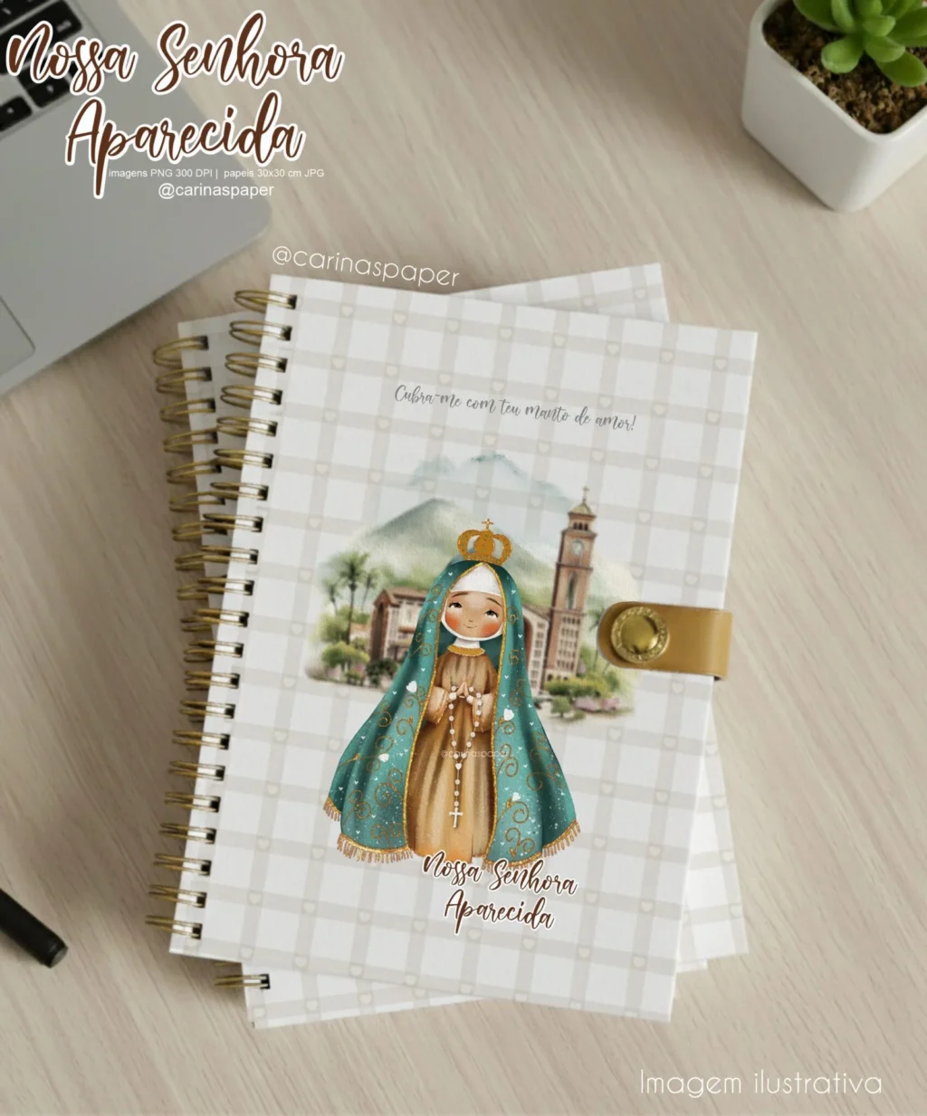 kit Digital Ilustrações Nossa Senhora Aparecida 6 - Imagem 2