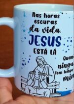 Arte Avulsa – Jesus tá lá 03 versões – Unisex, Feminina, Masculina (Dourada, Rosa, Azul) - Imagem 2