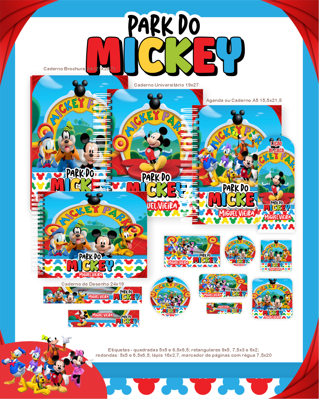 2 Volta as Aulas - Escolar MICKEY PARK - Imagem 3