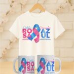 Pacote de Artes Caneca Camisa Out Rosa Nov Azul V4