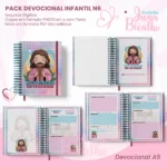 PACK Devocional Infantil A5+Bloquinho A6 N6 - Imagem 3