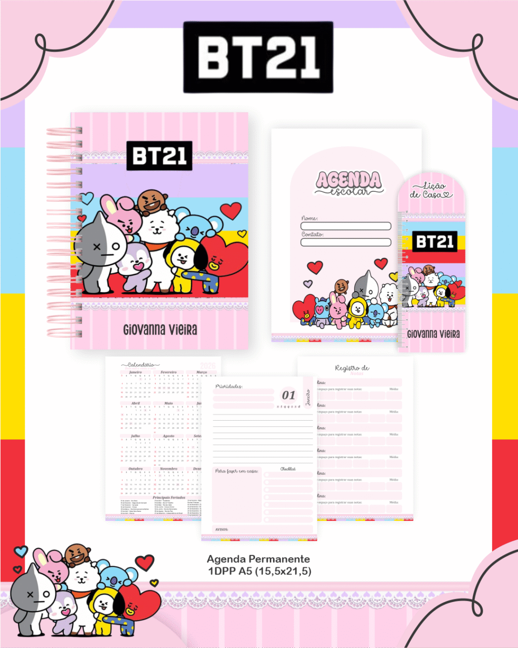 Volta as Aulas - Escolar BT21 - Imagem 3