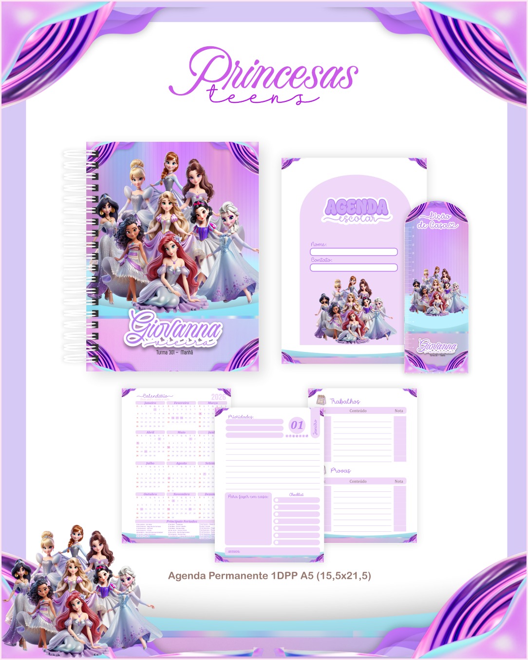 3 Volta as Aulas - PRINCESAS TEEN - Imagem 2