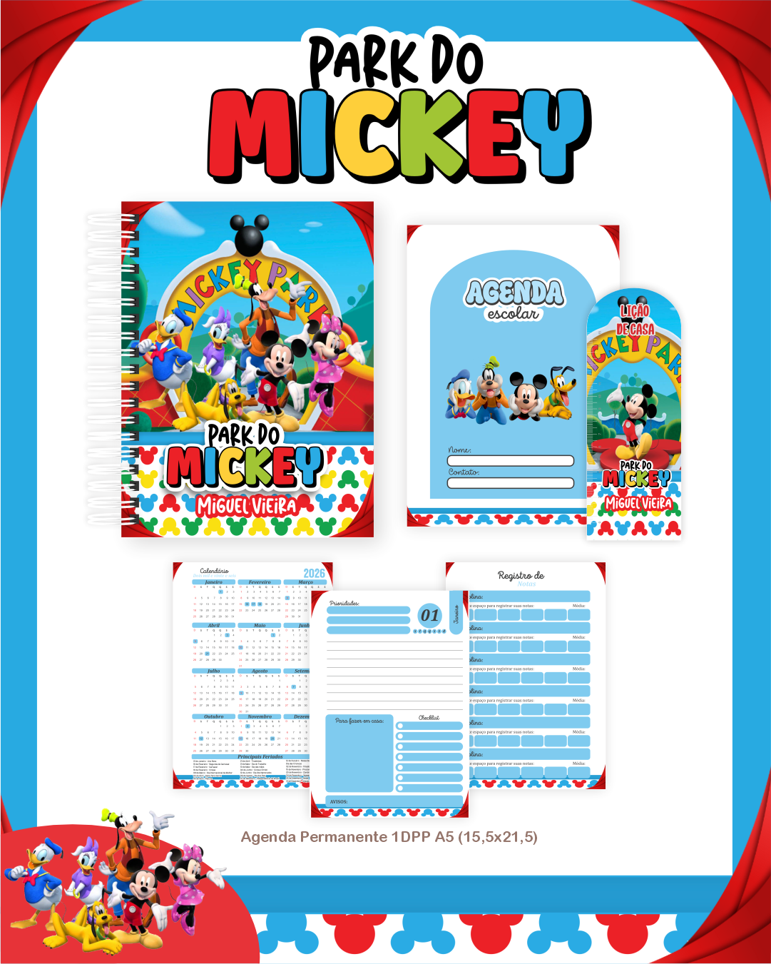 3 Volta as Aulas - Escolar MICKEY PARK - Imagem 4
