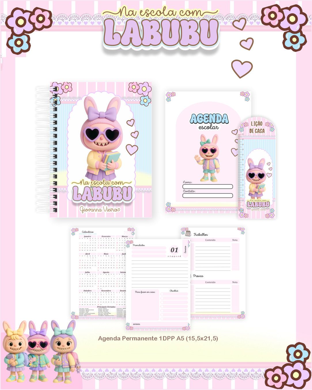 3 Volta as Aulas - LABUBU - Imagem 3