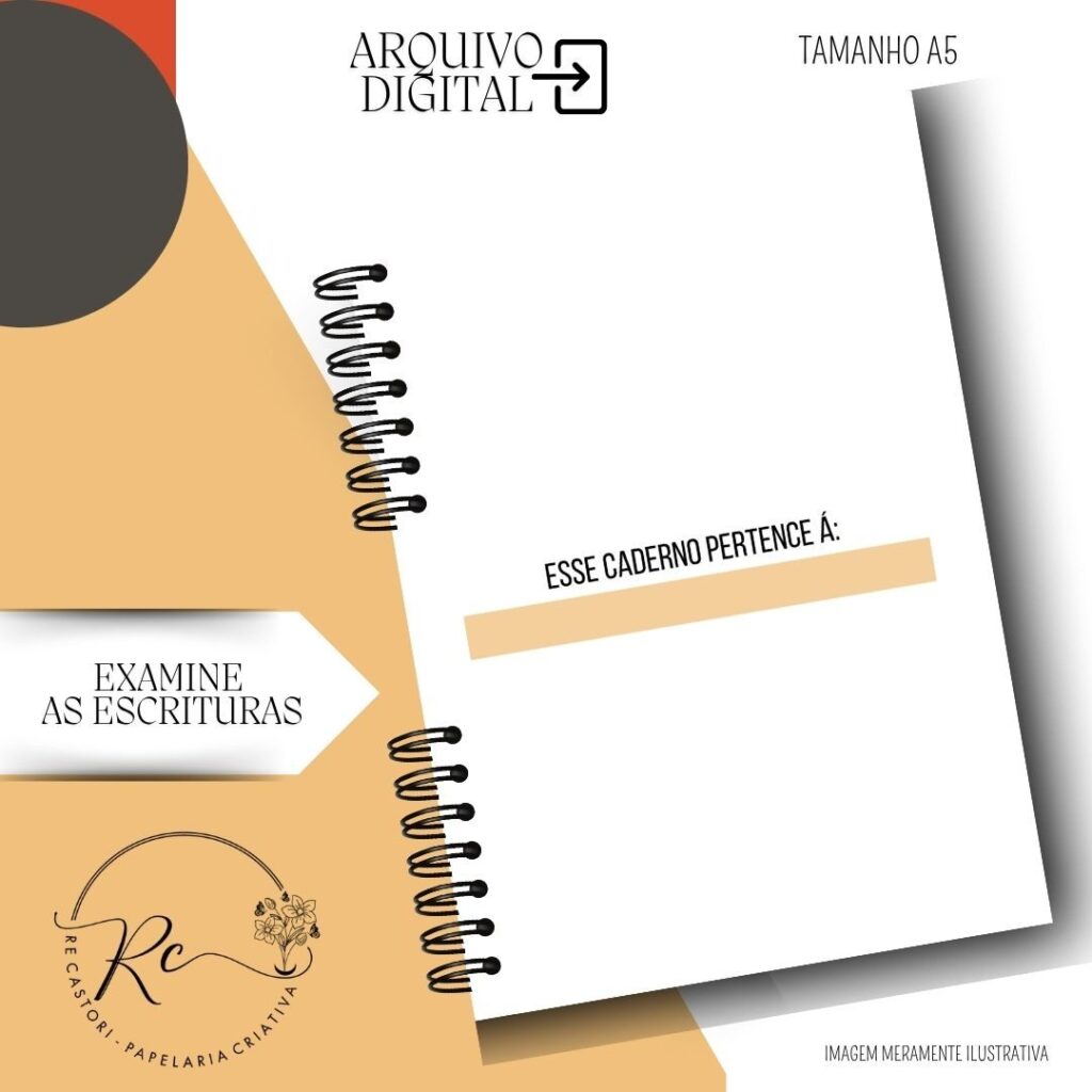 ARQUIVO DIGITAL CADERNO EXAMINE AS ESCRITURAS – PERMANENTE (2026) – Masculino - Imagem 5
