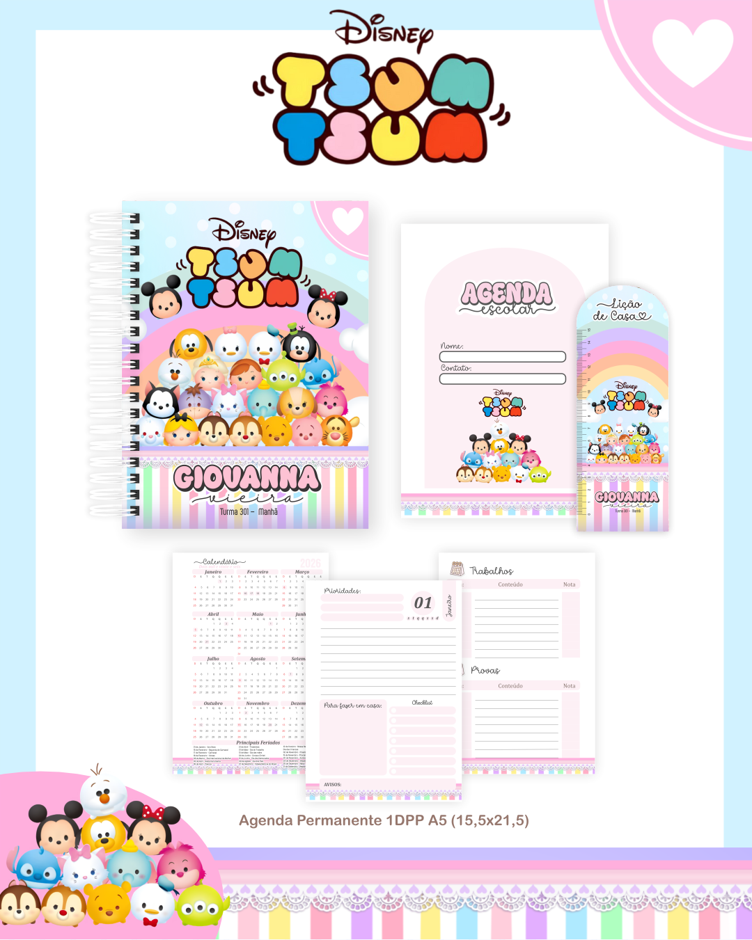 3 Volta as Aulas - TSUM TSUM - Imagem 3