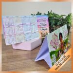 Calendário de mesa médio 4 modelos – Meninas 2026 - Imagem 3