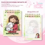 PACK Devocional Infantil A5+Bloquinho A6 N1 - Imagem 2
