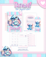 Volta as Aulas - Escolar  STITCH DE PIJAMA - Imagem 4