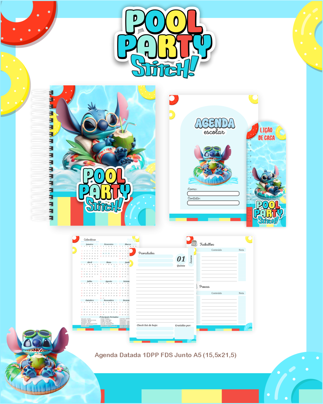 4 Volta as Aulas - STITCH POOL PARTY - Imagem 3