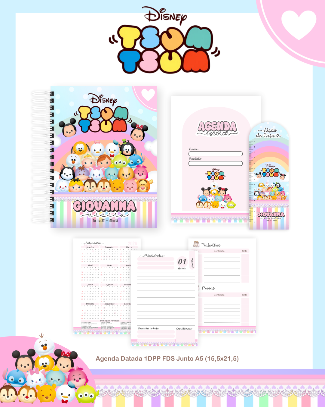 4 Volta as Aulas - TSUM TSUM - Imagem 4