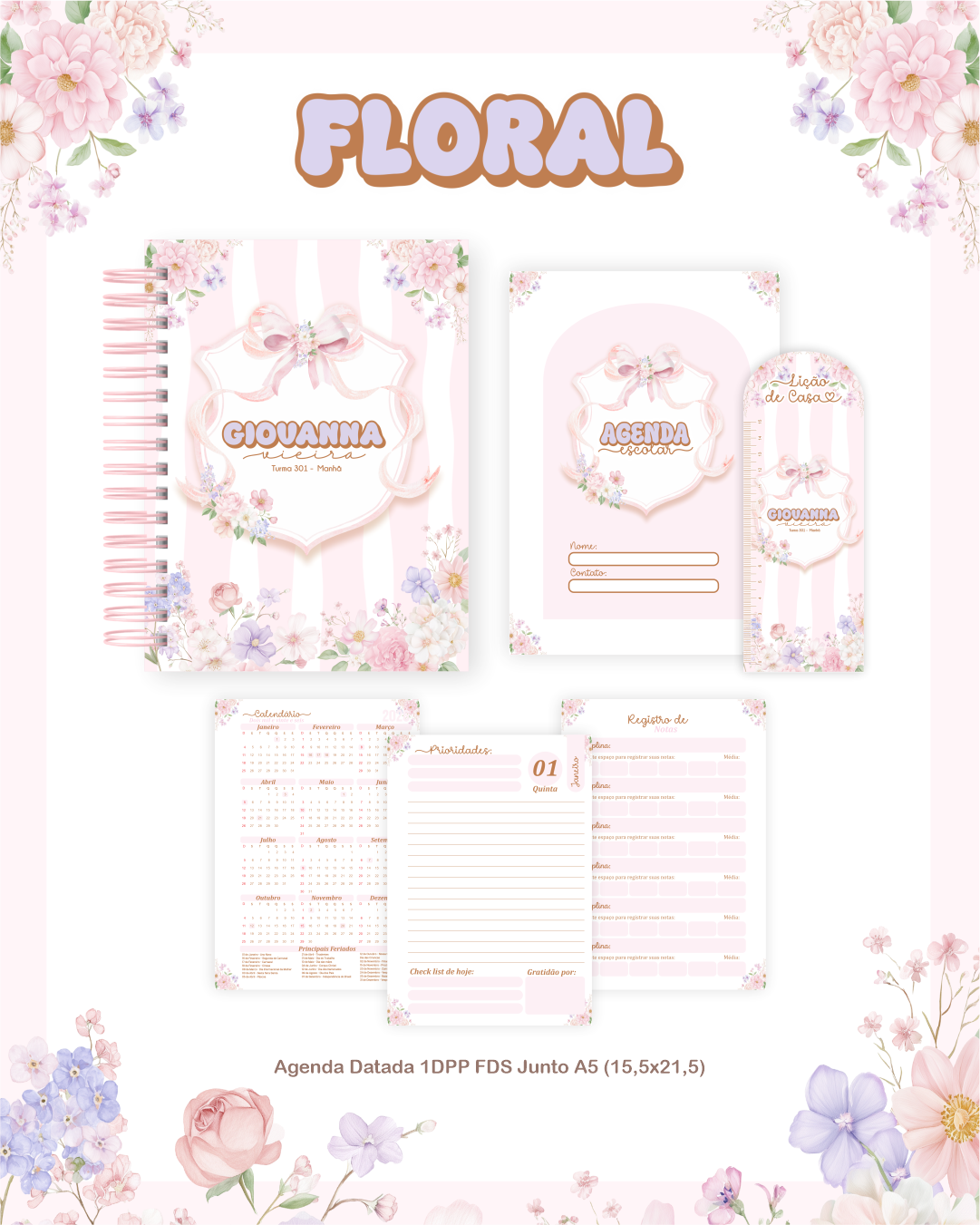 4 Volta as Aulas - FLORAL - Imagem 3