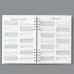 Arquivo Digital Agenda Agendamento Semanal 2026 Neutro - Imagem 4