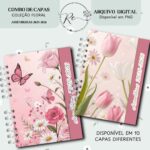 KIT DIGITAL COMBO DE CAPAS PARA ASSEMBLEIAS 2025-2026 – TEMA FLORAL - Imagem 6