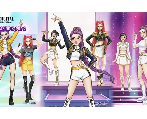 Kit Digital Guerreiras do K Pop 2