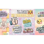 Kit Digital Agradecimento Sticker
