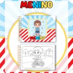 Livro de Colorir MENINO