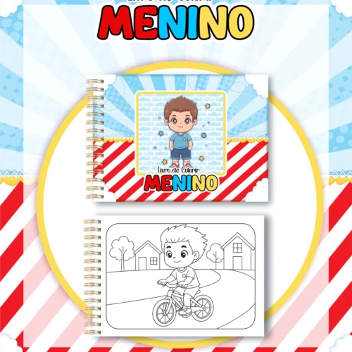 Livro de Colorir MENINO