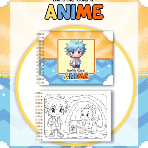 Livro de Colorir ANIME