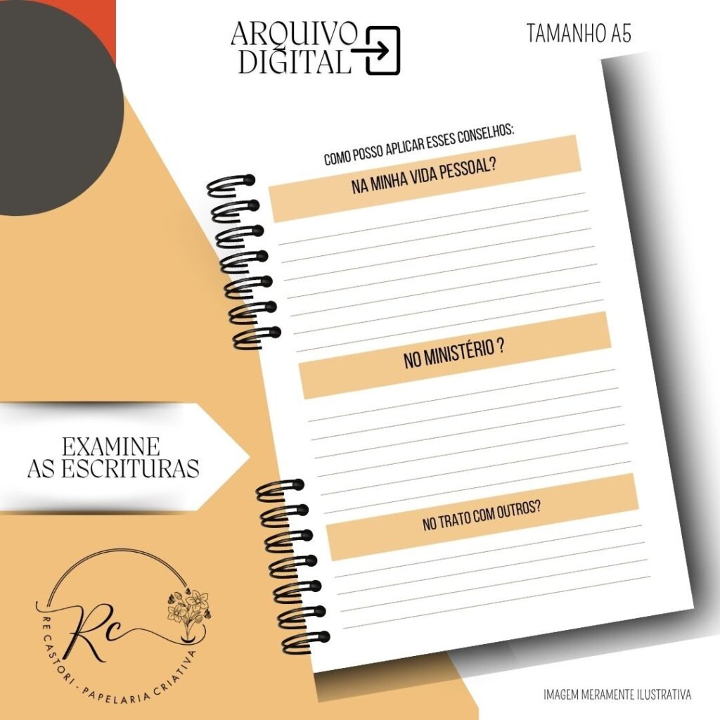 ARQUIVO DIGITAL CADERNO EXAMINE AS ESCRITURAS – PERMANENTE (2026) – Masculino - Imagem 3