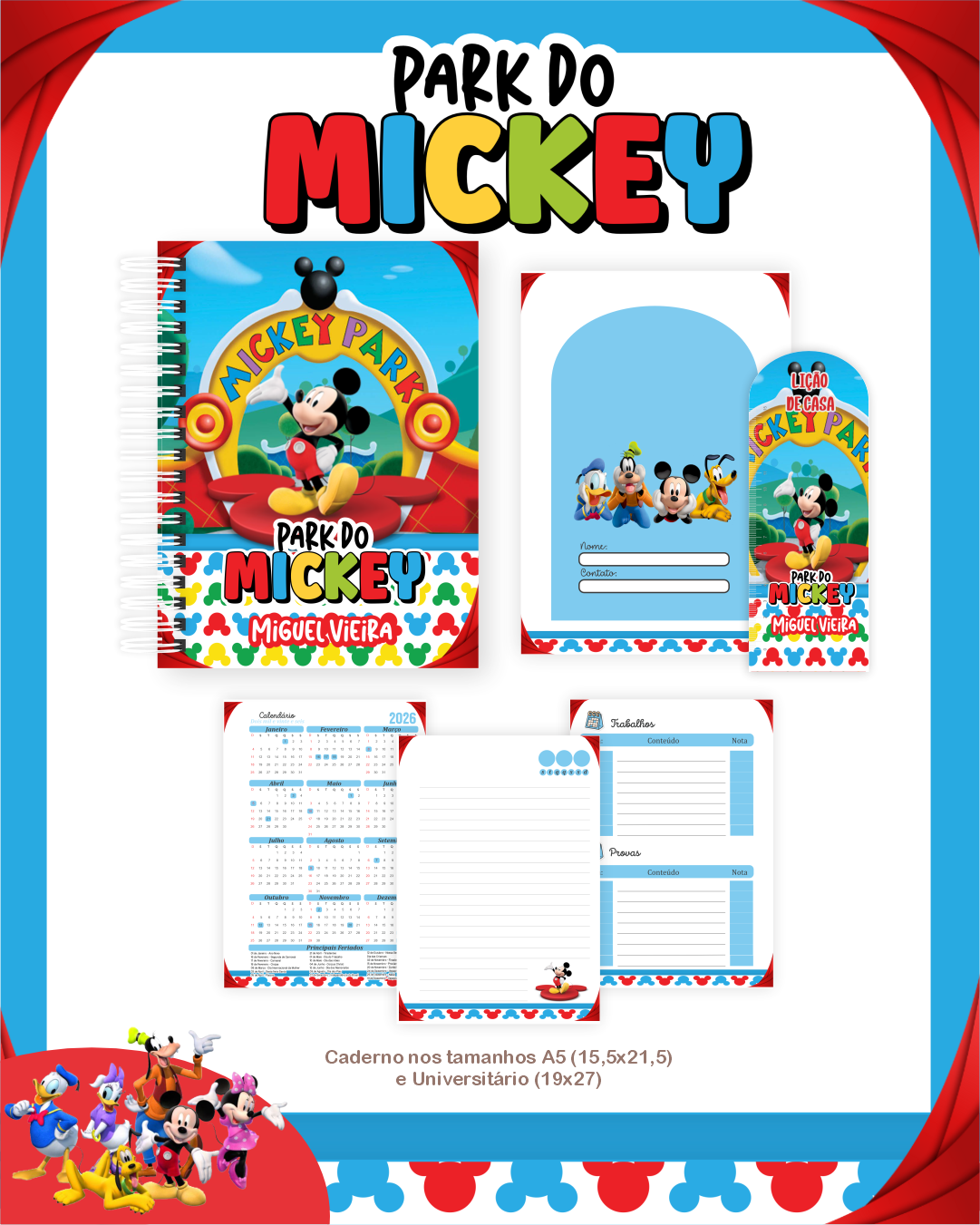 5 Volta as Aulas - Escolar MICKEY PARK - Imagem 2